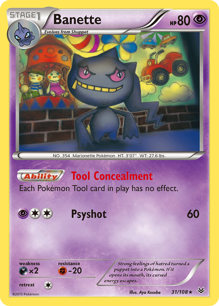 Banette, carta 31 de Roaring Skies