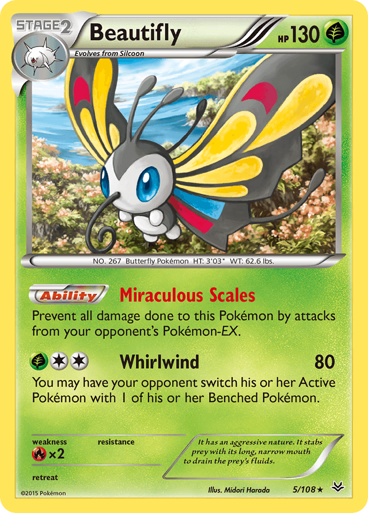 Beautifly, carta 5 de Roaring Skies