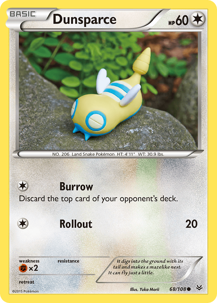 Dunsparce, carta 68 de Roaring Skies