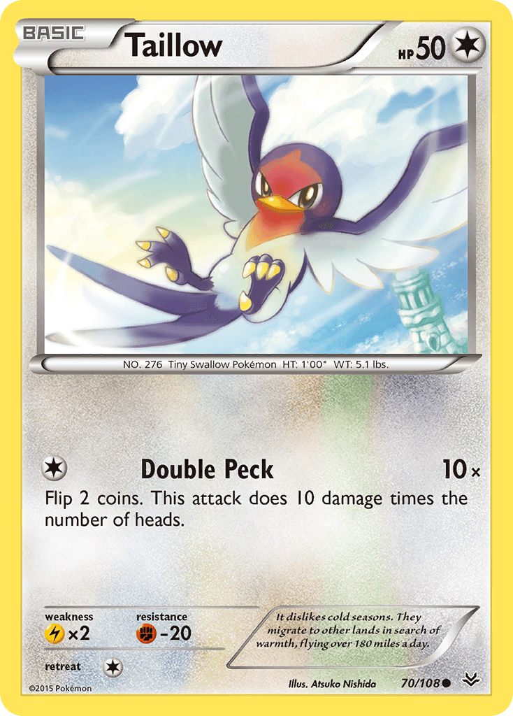 Taillow, carta 70 de Roaring Skies