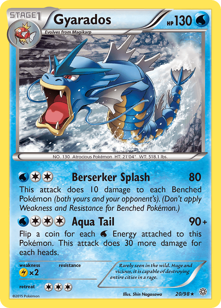 Gyarados, carta 20 de Ancient Origins