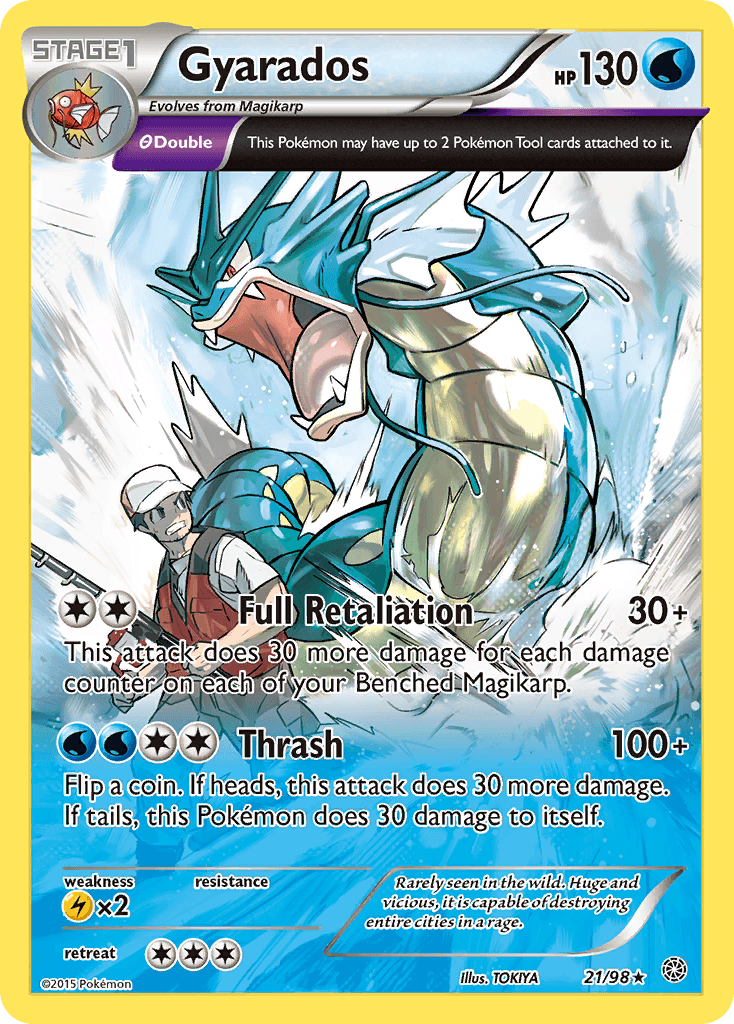 Gyarados, carta 21 de Ancient Origins