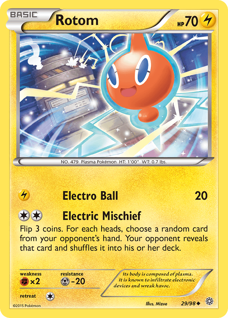 Rotom, carta 29 de Ancient Origins