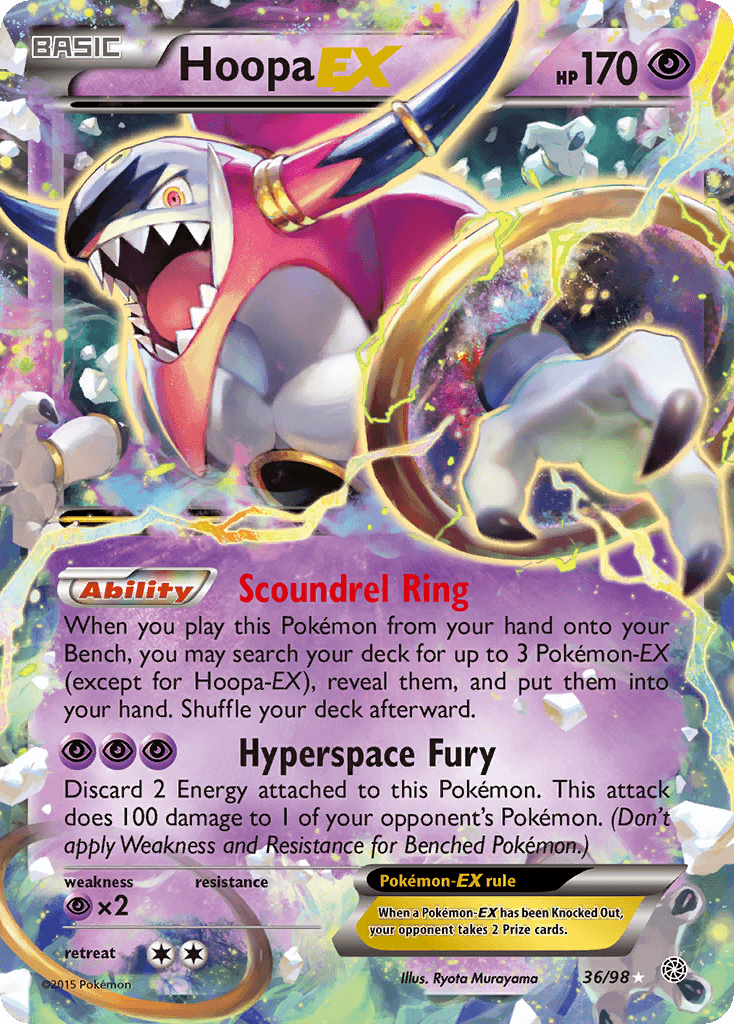 Hoopa EX, carta 36 de Ancient Origins