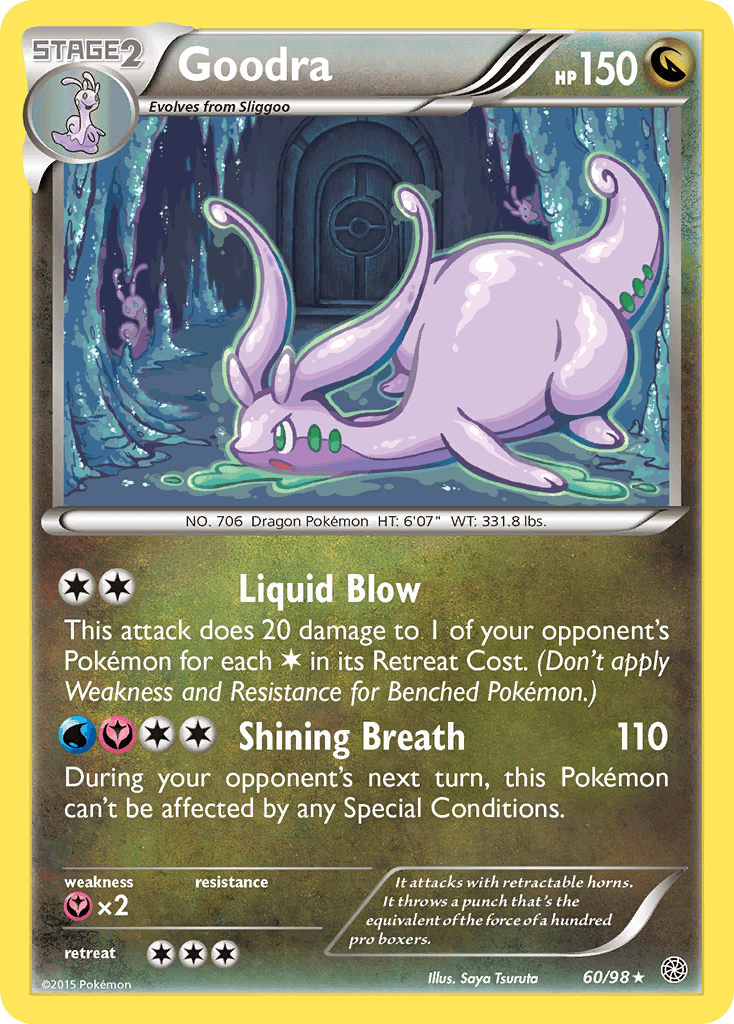 Goodra, carta 60 de Ancient Origins