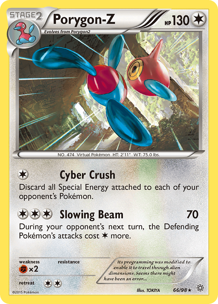 Porygon-Z, carta 66 de Ancient Origins
