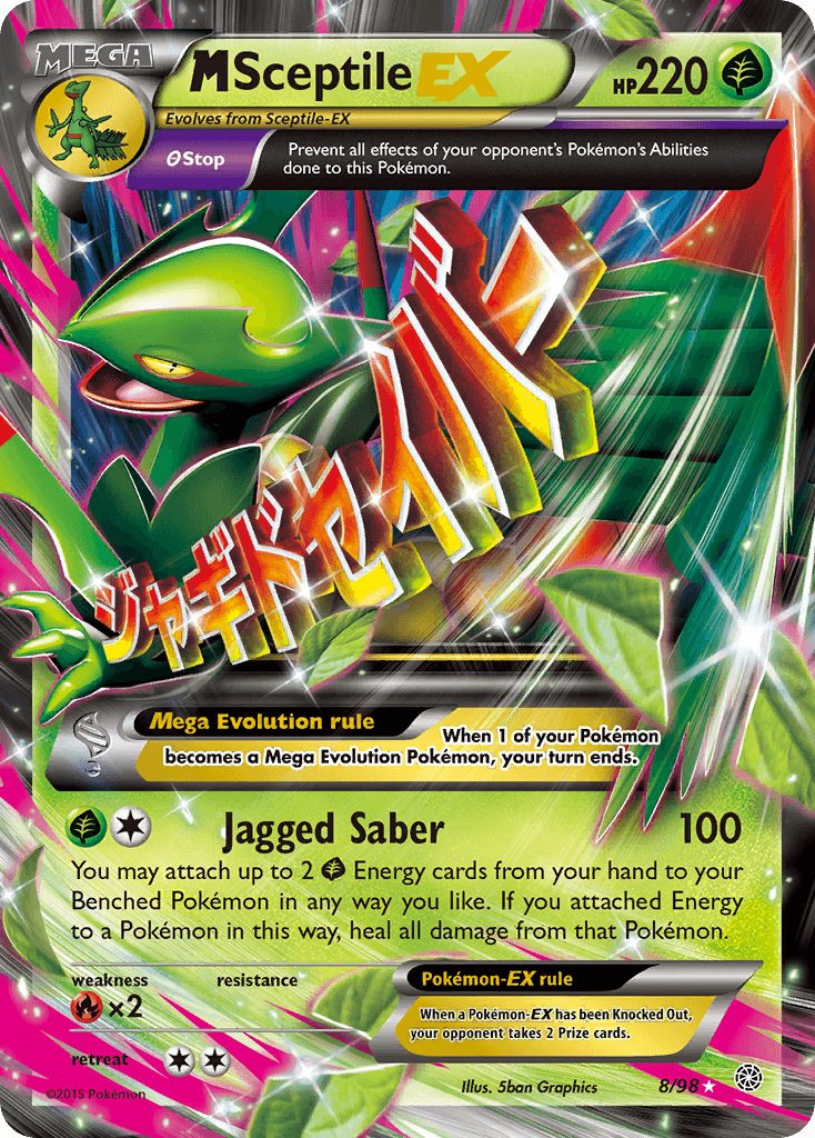 M Sceptile EX, carta 8 de Ancient Origins