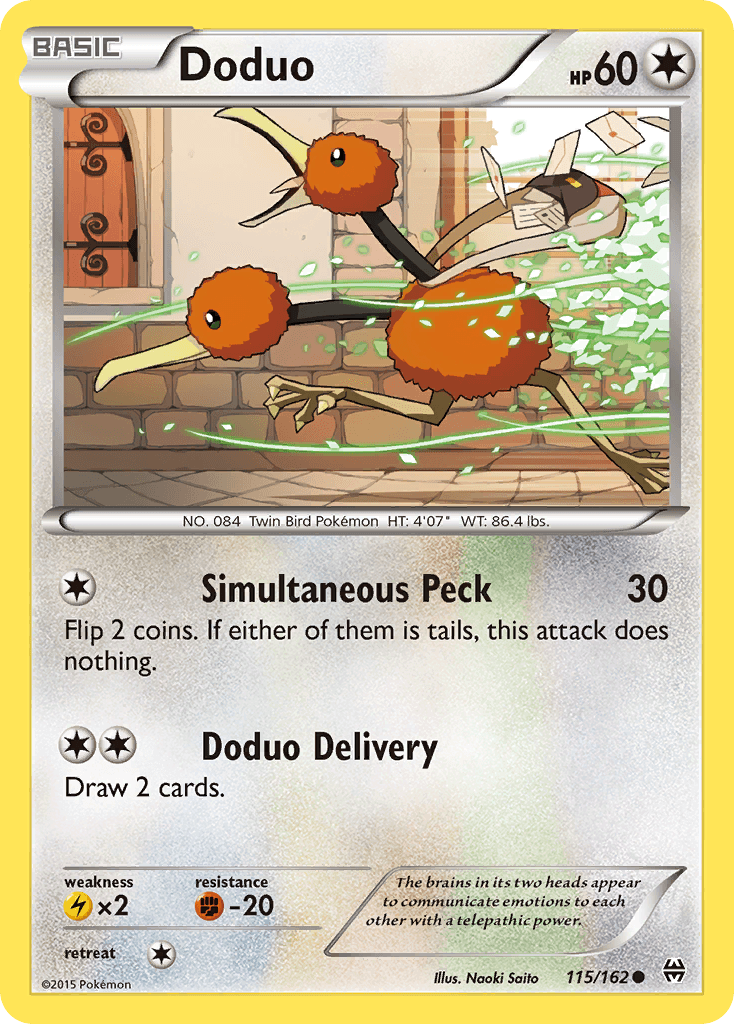 Doduo, carta 115 de BREAKthrough