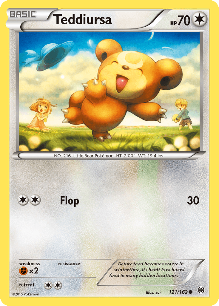 Teddiursa, carta 121 de BREAKthrough