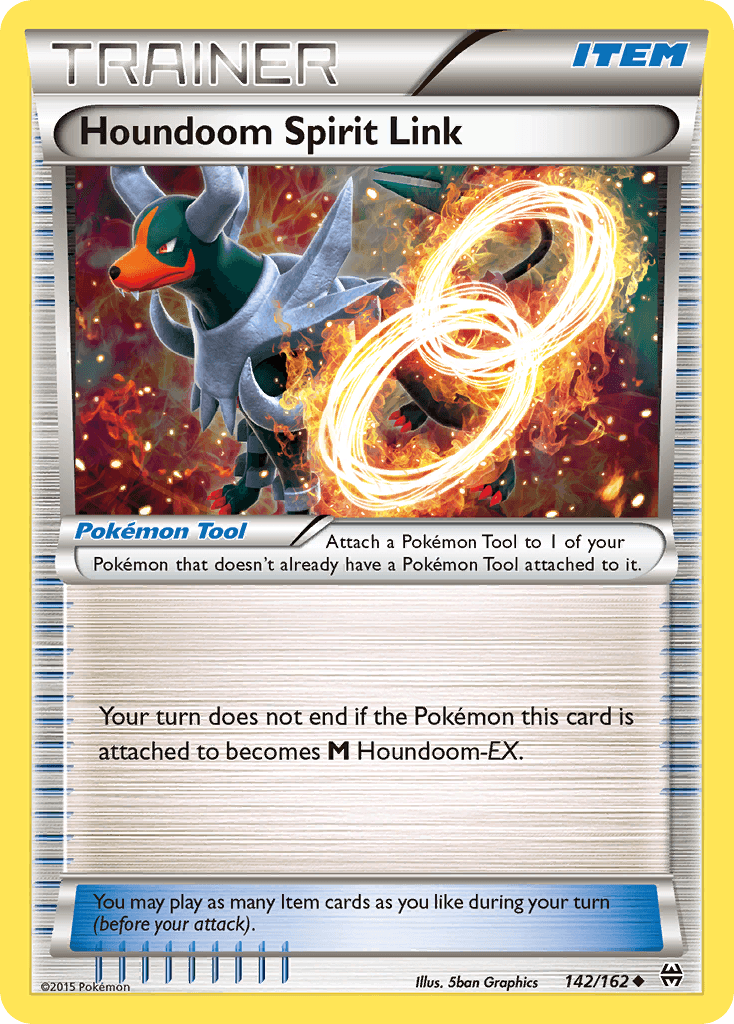 Houndoom Spirit Link, carta 142 de BREAKthrough