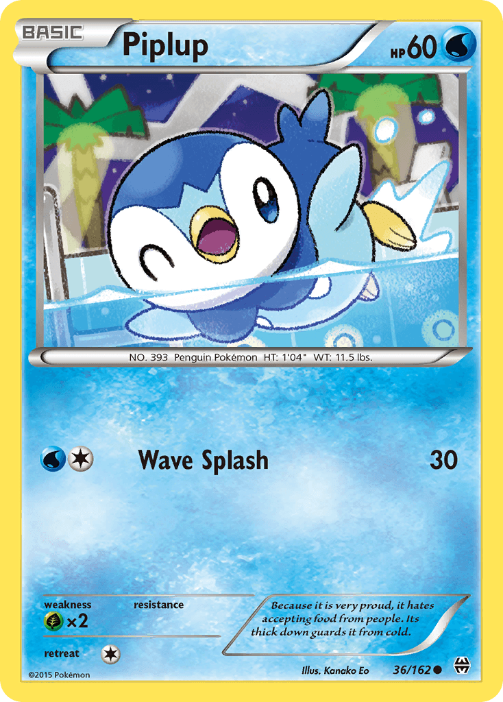 Piplup, carta 36 de BREAKthrough