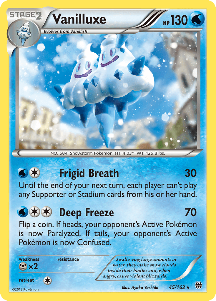 Vanilluxe, carta 45 de BREAKthrough
