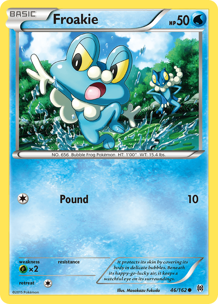 Froakie, carta 46 de BREAKthrough