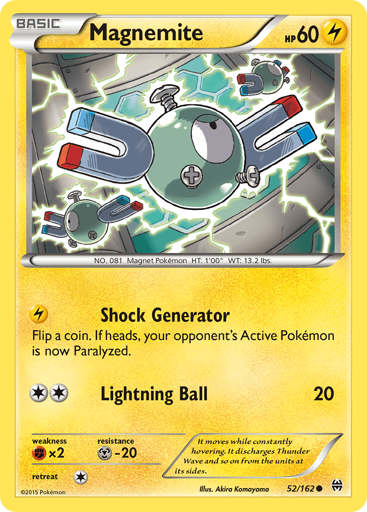 Magnemite, carta 52 de BREAKthrough