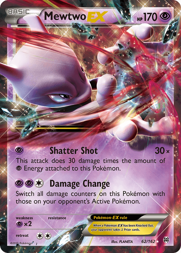 Mewtwo EX, carta 62 de BREAKthrough