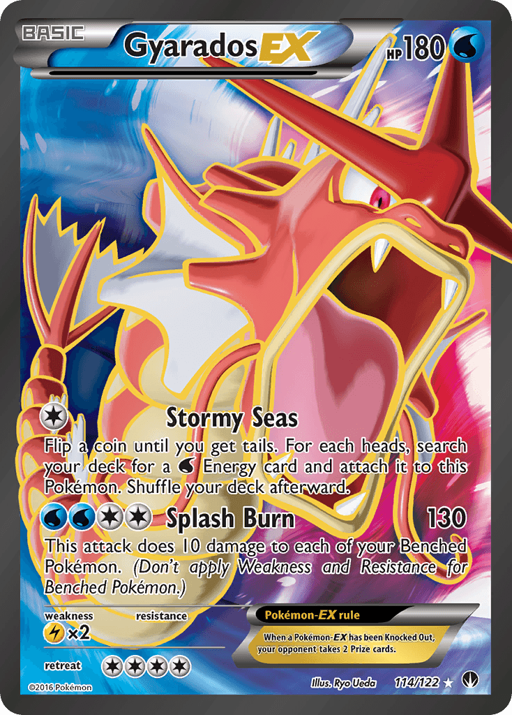 Gyarados EX, carta 114 de BREAKpoint