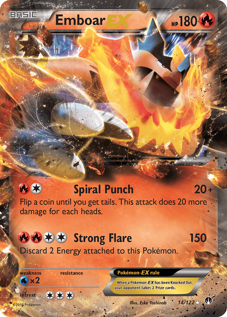 Emboar EX, carta 14 de BREAKpoint
