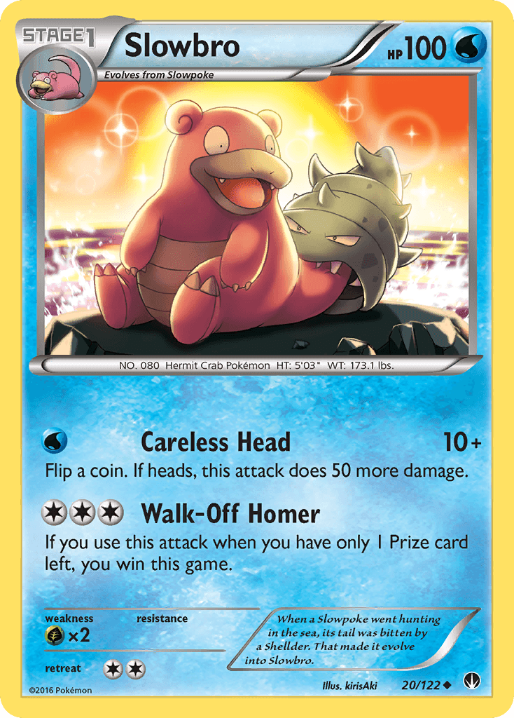 Slowbro, carta 20 de BREAKpoint