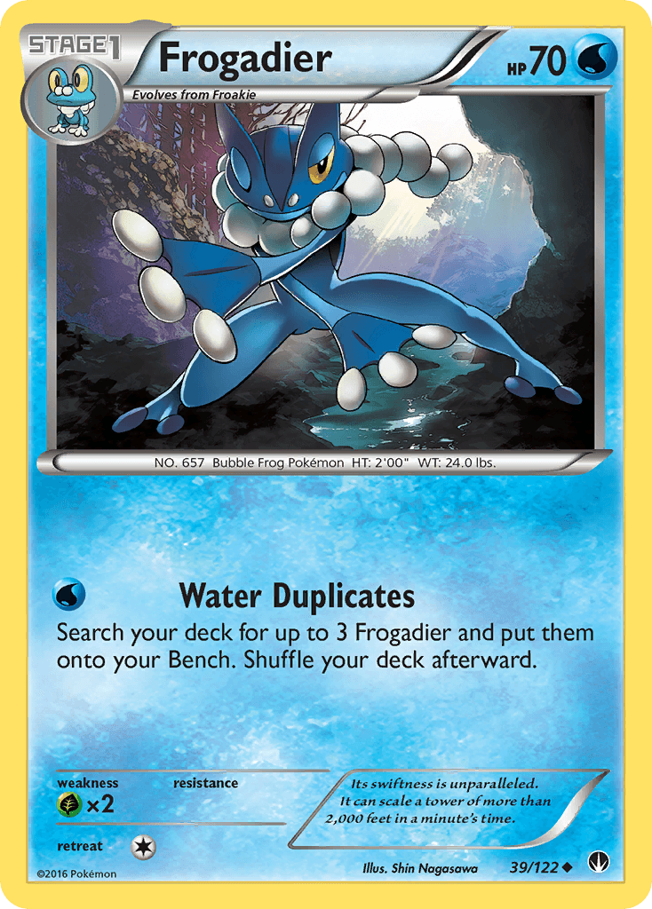 Frogadier, carta 39 de BREAKpoint