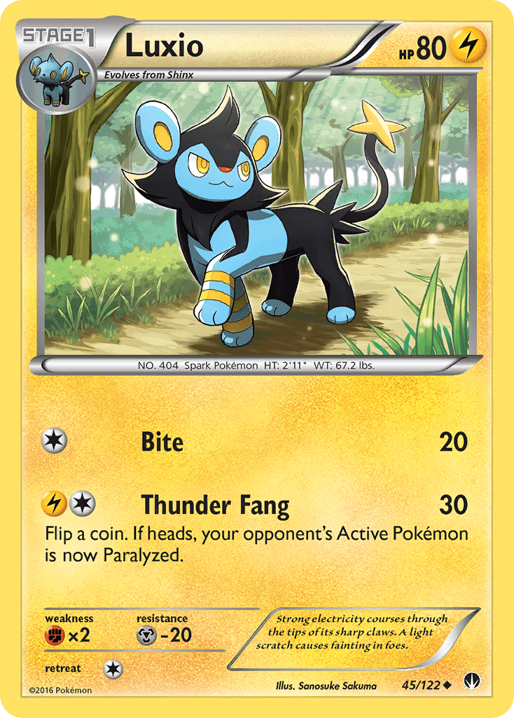 Luxio, carta 45 de BREAKpoint