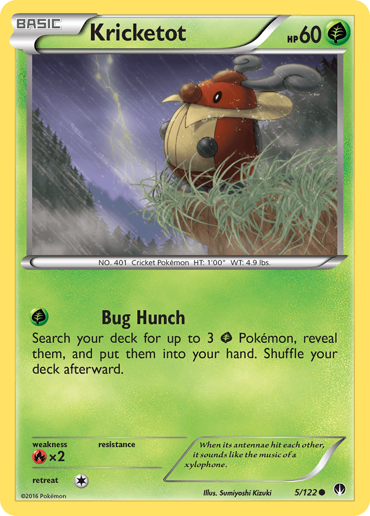 Kricketot, carta 5 de BREAKpoint