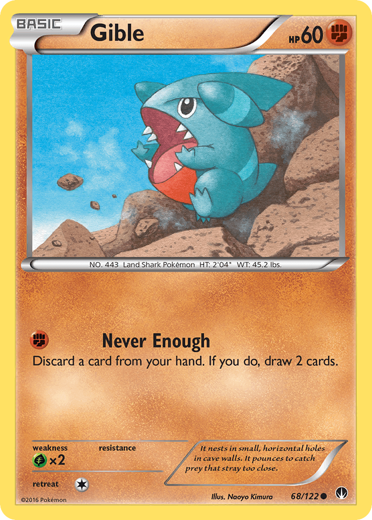 Gible, carta 68 de BREAKpoint