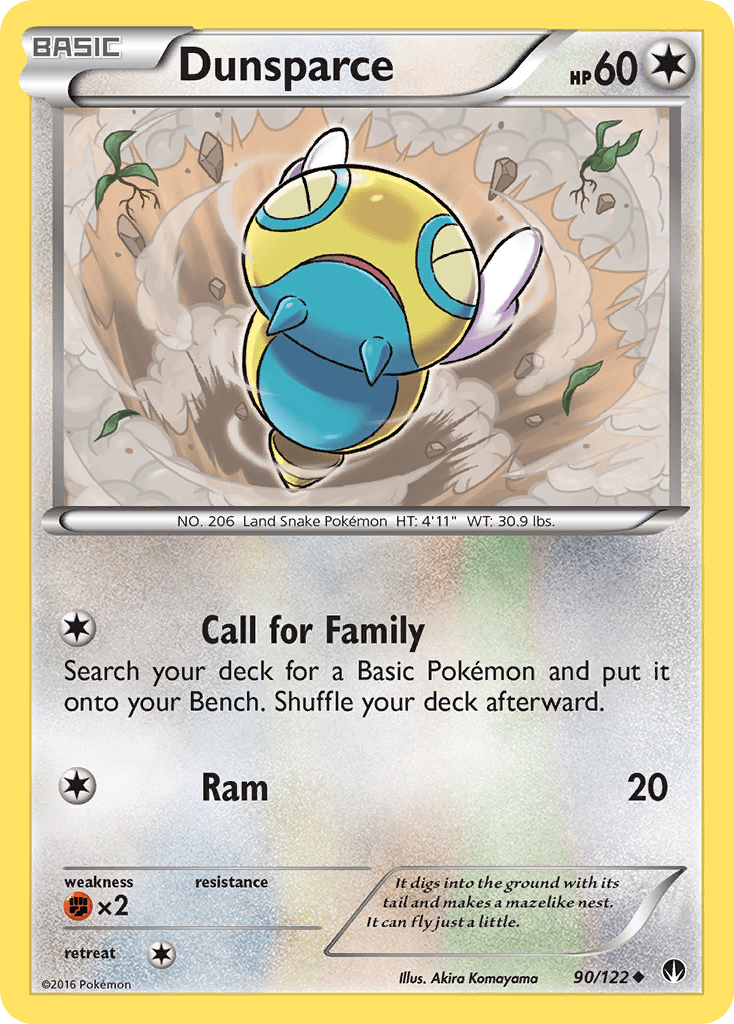 Dunsparce, carta 90 de BREAKpoint