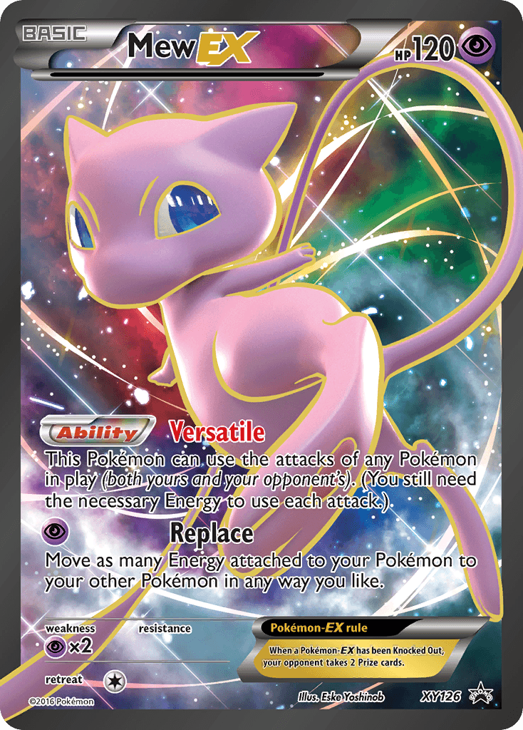 Mew EX, carta XY126 de XY Black Star Promos