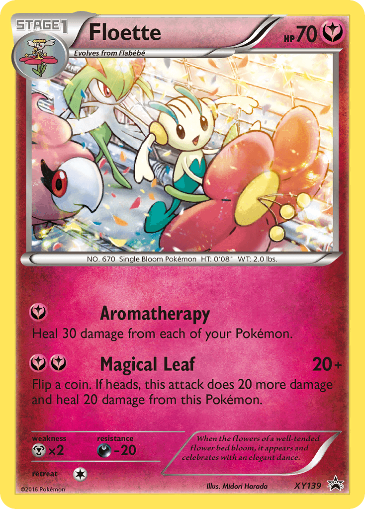 Floette, carta XY139 de XY Black Star Promos