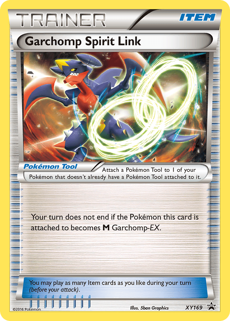 Garchomp Spirit Link, carta XY169 de XY Black Star Promos