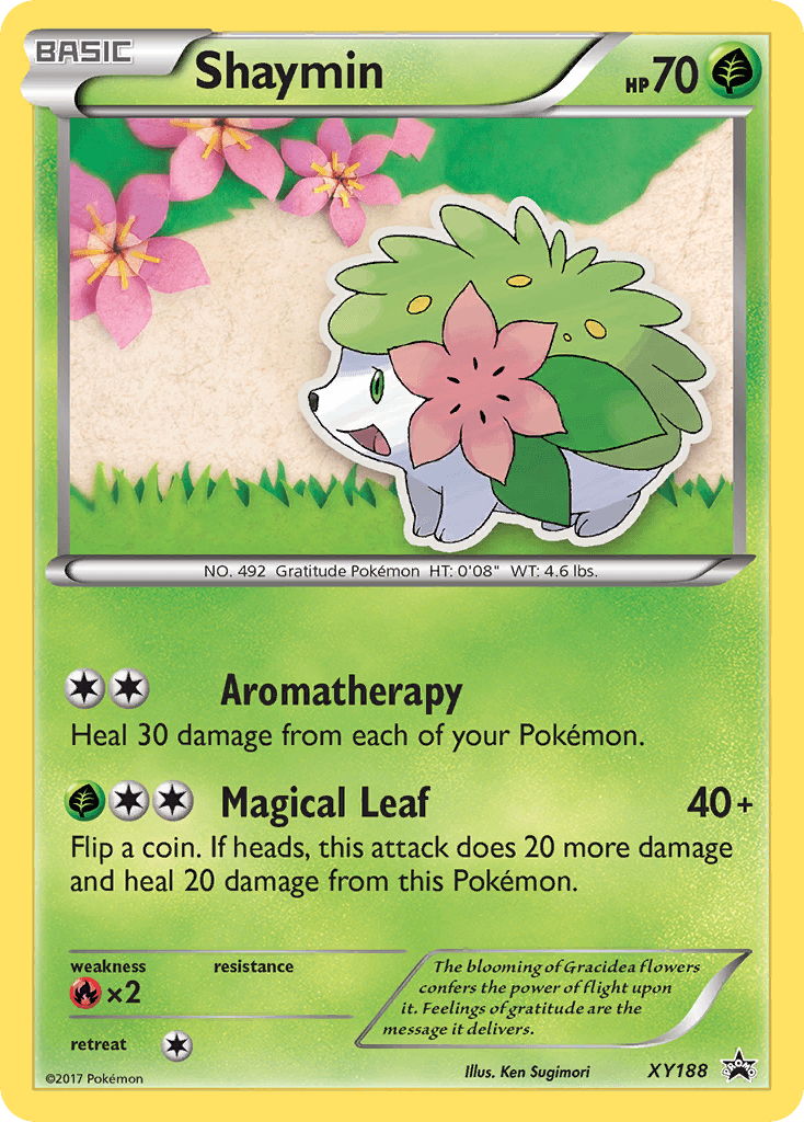 Shaymin, carta XY188 de XY Black Star Promos