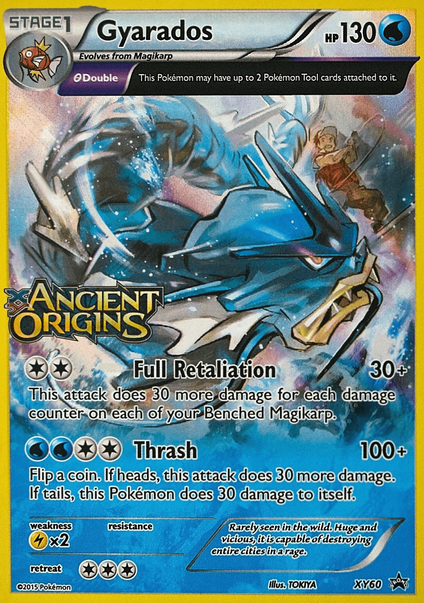 Gyarados, carta XY60 de XY Black Star Promos