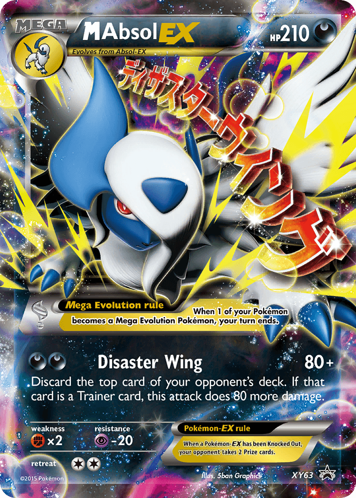 M Absol EX, carta XY63 de XY Black Star Promos