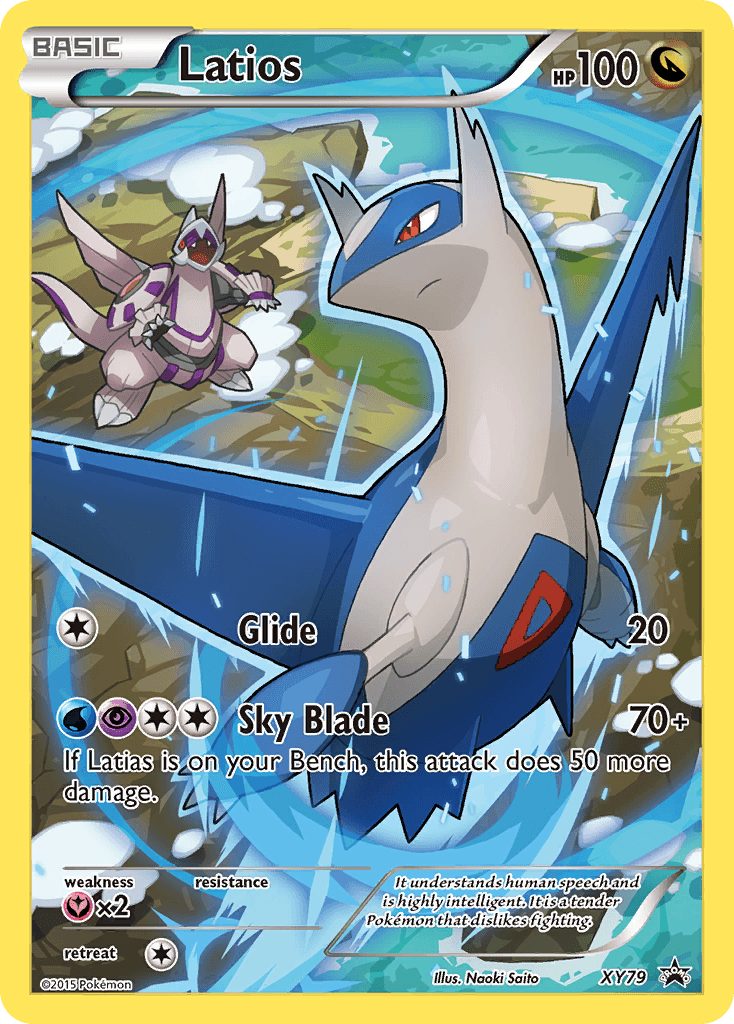 Latios, carta XY79 de XY Black Star Promos