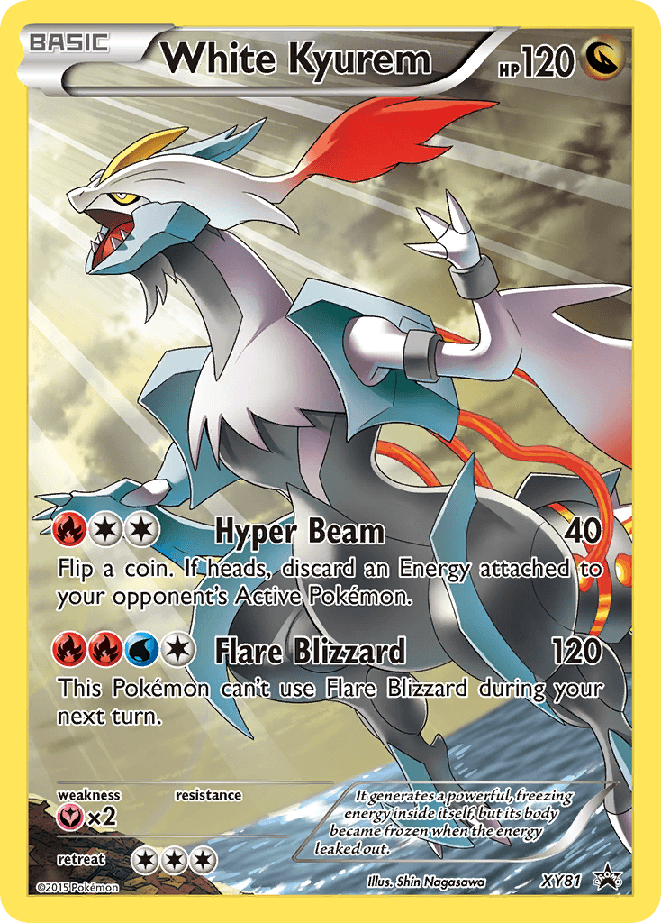 White Kyurem, carta XY81 de XY Black Star Promos