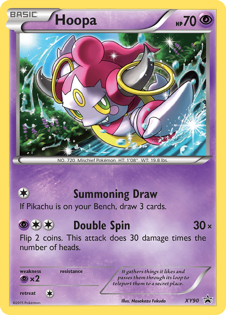 Hoopa, carta XY90 de XY Black Star Promos