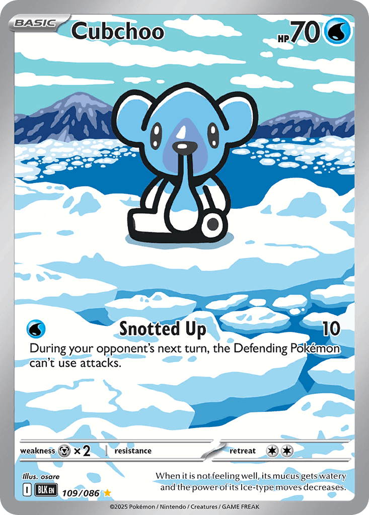 Cubchoo, carta 109 de Black Bolt