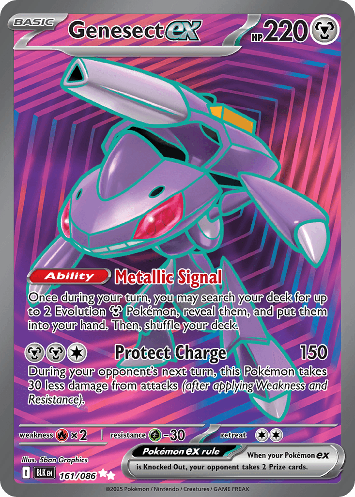 Genesect ex, carta 161 de Black Bolt