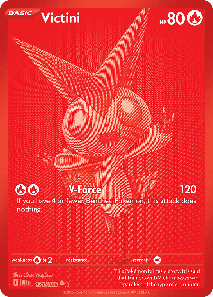 Victini, carta 171 de Black Bolt