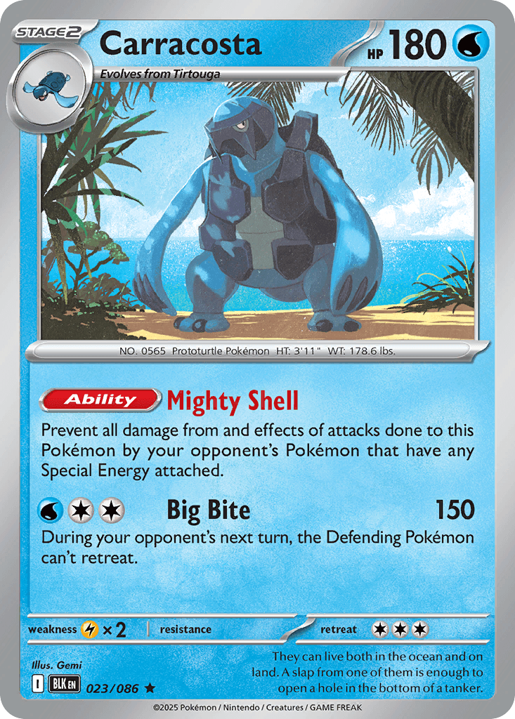 Carracosta, carta 023 de Black Bolt