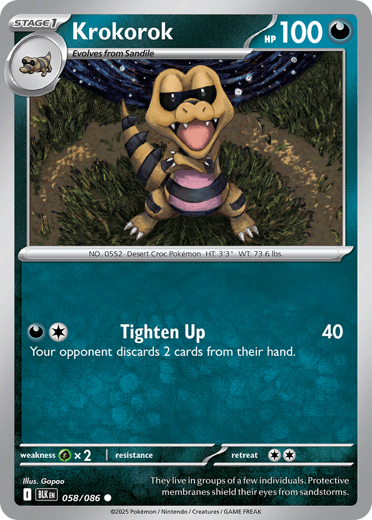 Krokorok, carta 058 de Black Bolt