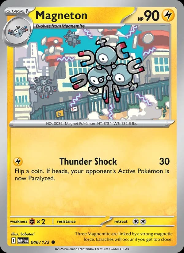 Magneton, carta 046 de Mega Evolution