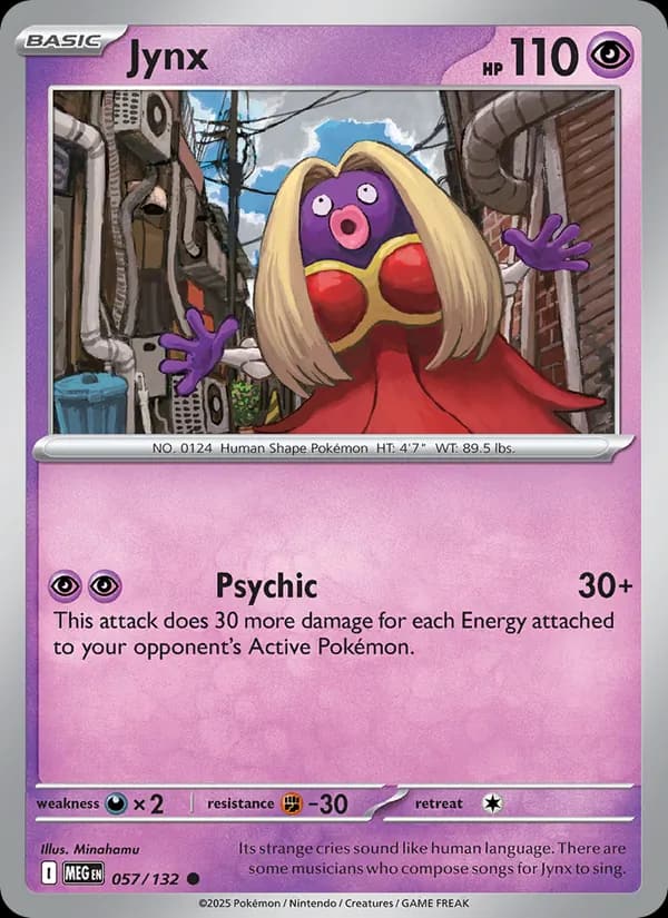Jynx, carta 057 de Mega Evolution