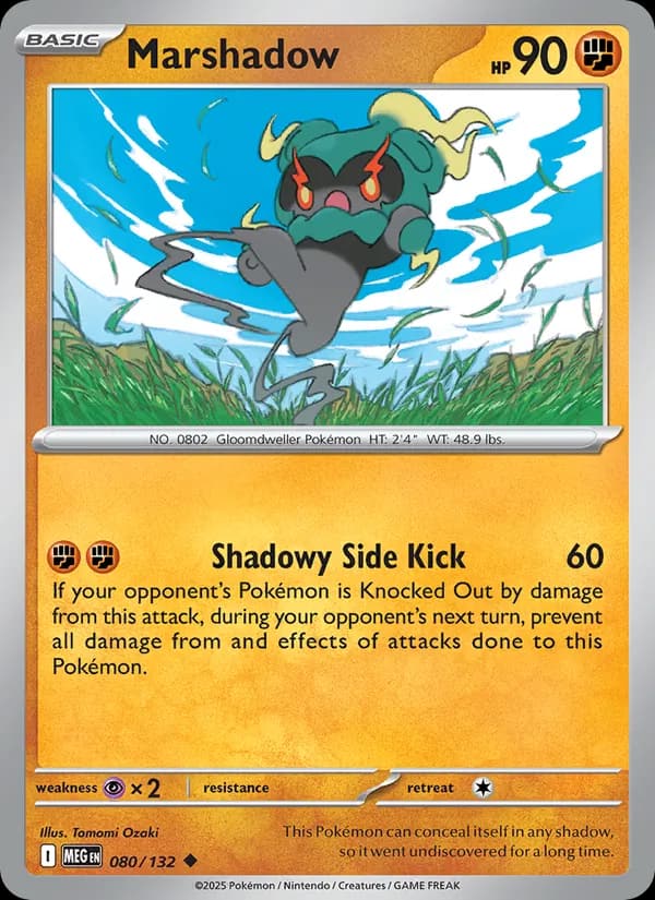 Marshadow, carta 080 de Mega Evolution