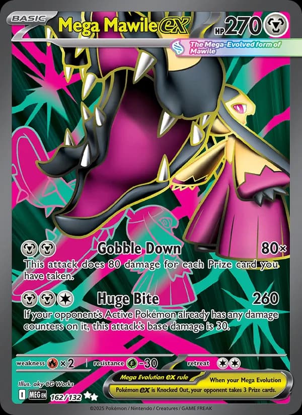 Mega Mawile ex, carta 162 de Mega Evolution