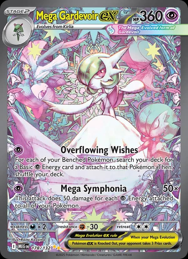 Mega Gardevoir ex, carta 178 de Mega Evolution