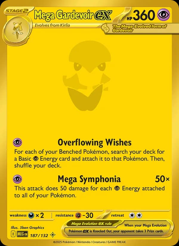 Mega Gardevoir ex, carta 187 de Mega Evolution