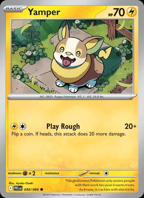 Yamper, carta 030 de Phantasmal Flames