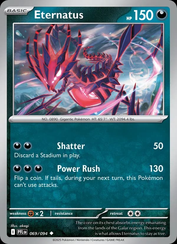 Eternatus, carta 069 de Phantasmal Flames