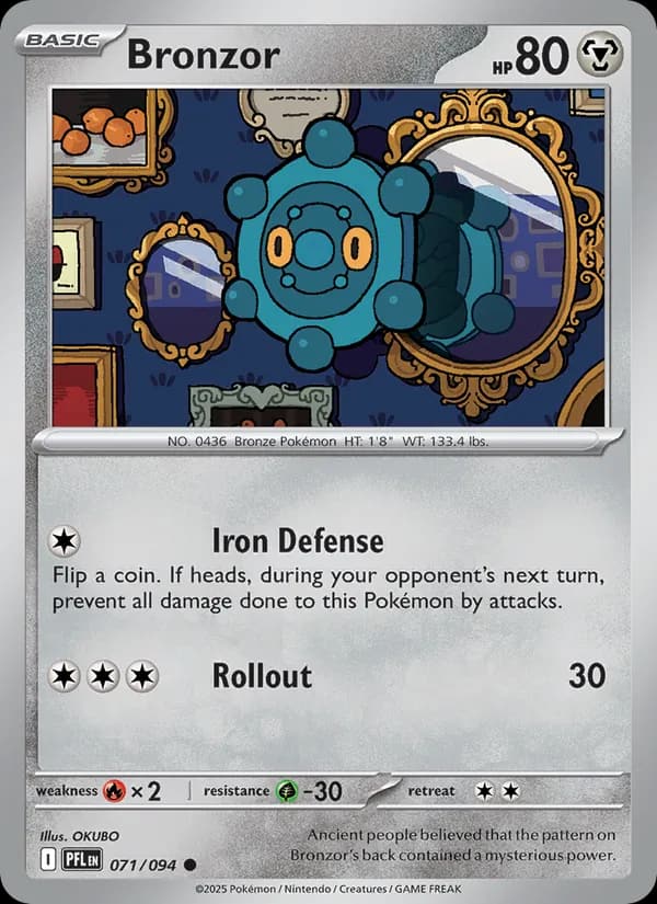 Bronzor, carta 071 de Phantasmal Flames